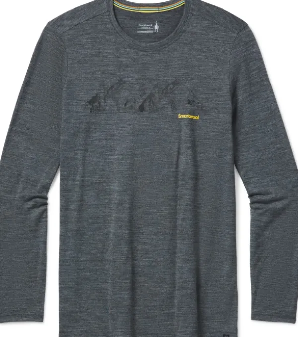 Smartwool MS150 Upper Slopes Tee merinopaita, harmaa| Pitkähihaiset Paidat