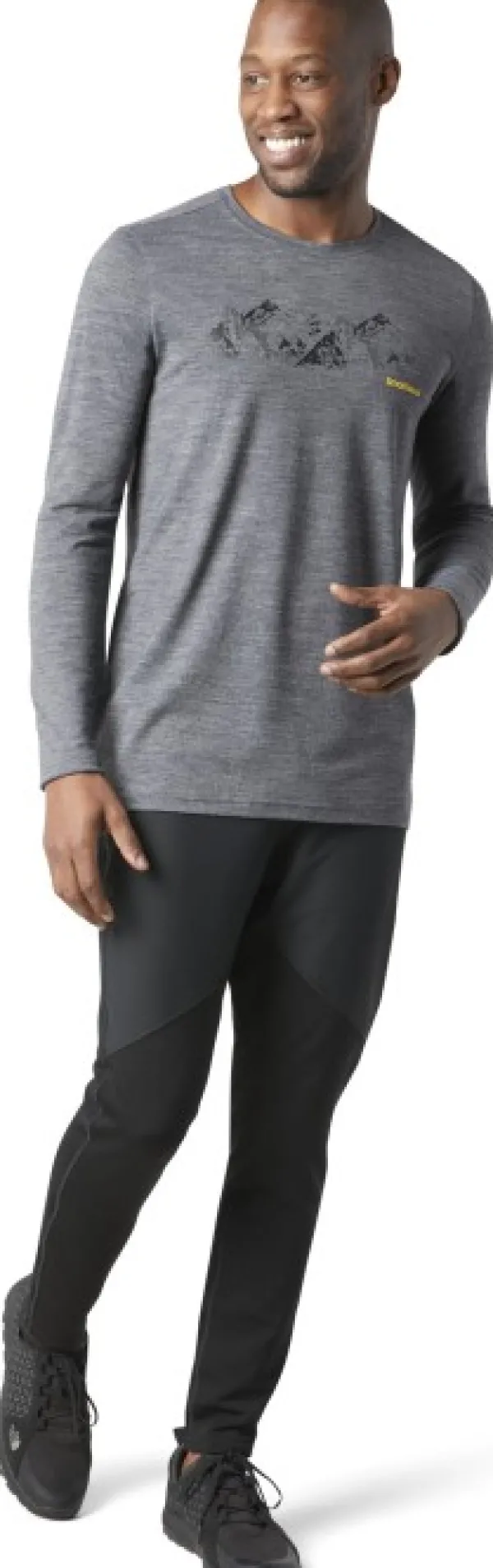 Smartwool MS150 Upper Slopes Tee merinopaita, harmaa| Pitkähihaiset Paidat