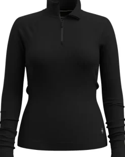 Smartwool Hupparit, Fleecet Ja Välipaidat^W's Classic Thermal Merino 1/4 Zip Black