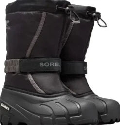 Sorel Kids Flurry lasten talvikenkä, musta/harmaa| Lasten Kengät