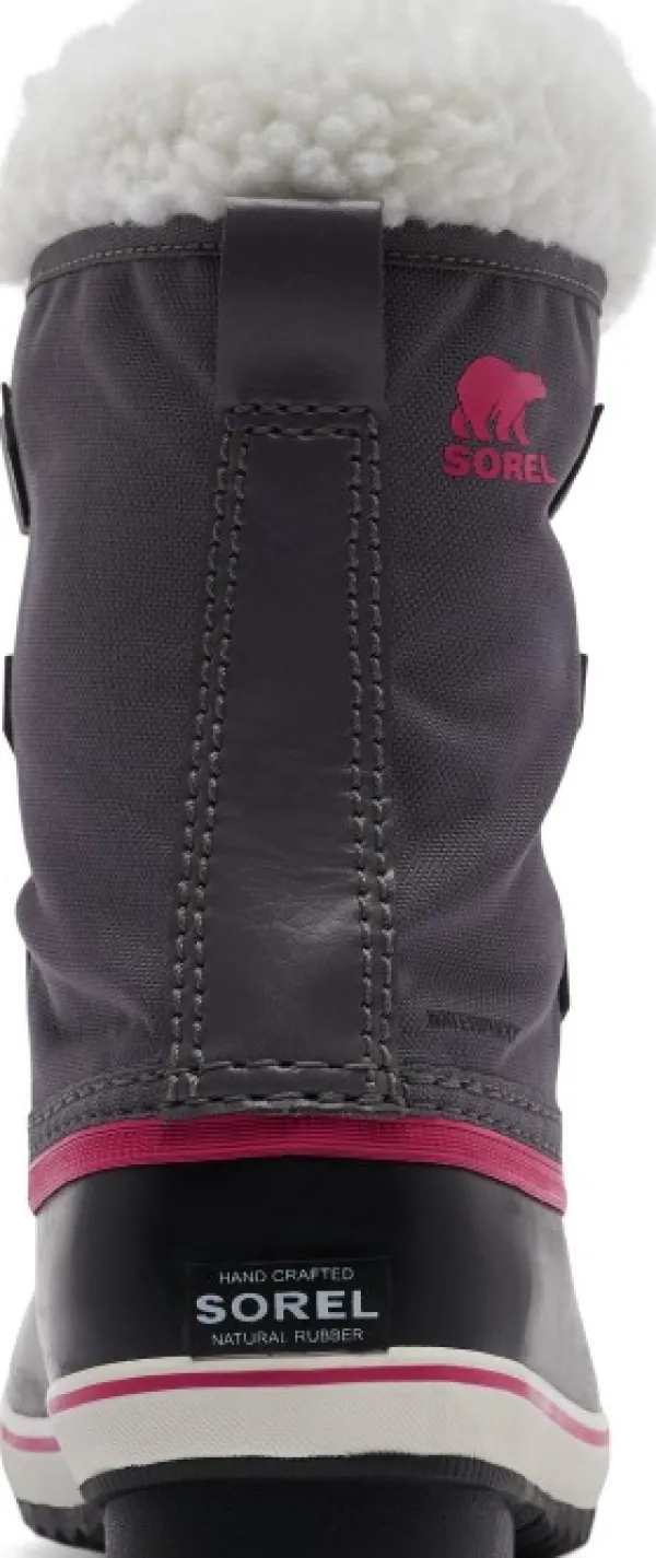 Sorel Lasten Kengät^Kids Yoot Pac Nylon WaterProof lasten talvikenkä, pinkki/musta