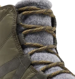 Sorel Whitney II Short Lace Waterproof naisten talvikengät, maastonvihreä| Talvikengät Ja -saappaat