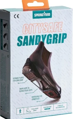 Springyard SandyGrip Citysafe nasta musta| Liukuesteet