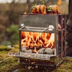 Stabilotherm  Avotulelle^Stabilotherm Wood Stove Tower 2 risukeitin