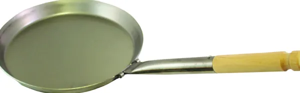 Stabilotherm Stabilotherm-paistinpannu taittuvalla puukahvalla, 28 cm| Avotulelle