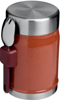 Stanley Ruokatermokset^The Legendary Food Jar + Spork, ruokatermos ja spork, 0,4 L, Hammertone Clay