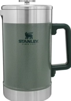 Stanley Termospullot^The Stay-Hot French Press kahvitermos, 1,4 L, harmaavihreä