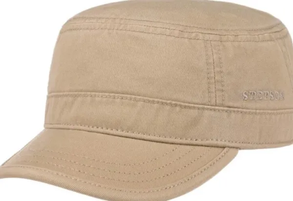 Stetson Army Cap Cotton Sand| Päähineet, huivit ja kaulurit/Hatut