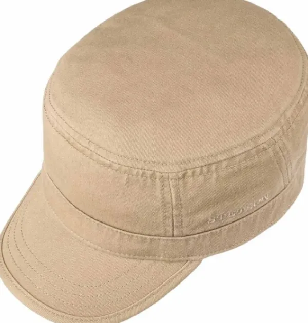 Stetson Army Cap Cotton Sand| Päähineet, huivit ja kaulurit/Hatut