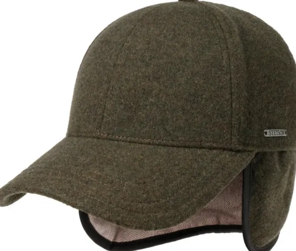 Stetson Päähineet, huivit ja kaulurit/Lippikset^Baseball Cap Wool/ Cashmere EF läpällinen lippalakki, Moss