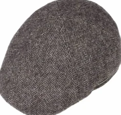 Stetson Texas Wool Herringbone lippalakki, Anthracite/Melange| Metsästysasusteet/Metsästyslätsät
