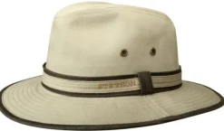 Stetson Päähineet, huivit ja kaulurit/Hatut^Traveller Cotton lierihattu vaaleanbeige