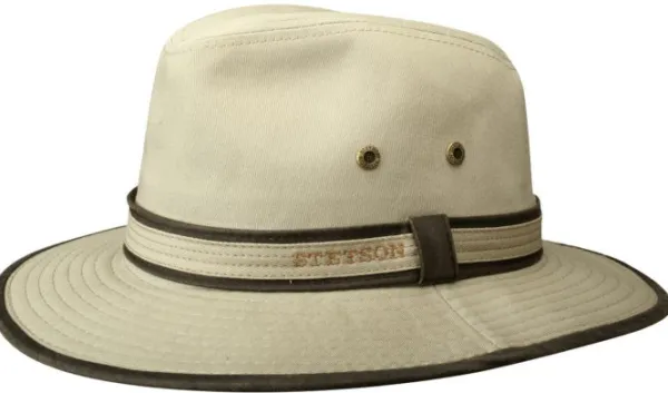 Stetson Päähineet, huivit ja kaulurit/Hatut^Traveller Cotton lierihattu vaaleanbeige