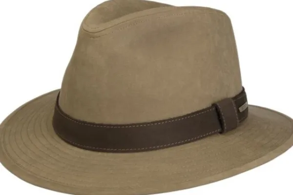 Stetson Traveller Waxed Cotton WR Sand| Päähineet, huivit ja kaulurit/Hatut