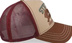 Stetson Trucker Cap Great Plains Brown/Wine| Päähineet, huivit ja kaulurit/Lippikset