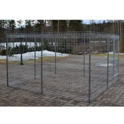 Koiratarhat ja kopit Suomi-koiratarhan ovielementti| Koiratarhat Ja Tarhaelementit