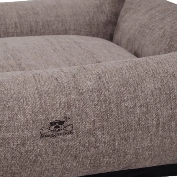 Swaggin Tails Koiranpedit^Mysig koiran peti, L, harmaa