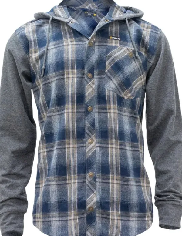 Swazi Flanelli- Ja Kauluspaidat^Apprentice Shirt paita, Navy