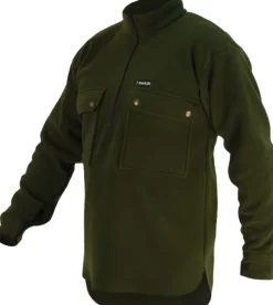 Swazi Back 40 fleecetakki, tummanvihreä| Kalastusvaatteet