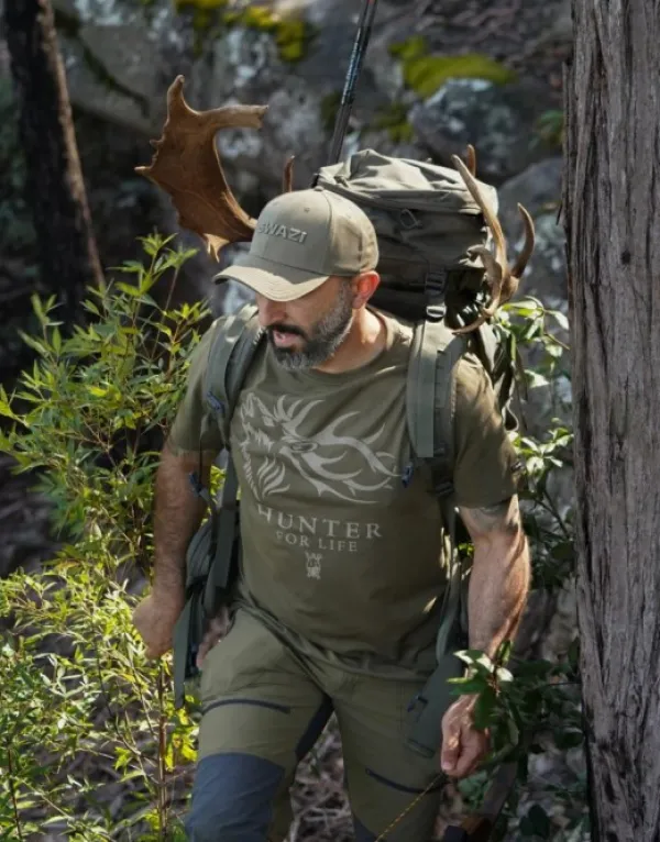 Swazi Metsästysliivit/Fleeceliivit^Hunter For Life Tee paita, Tussock