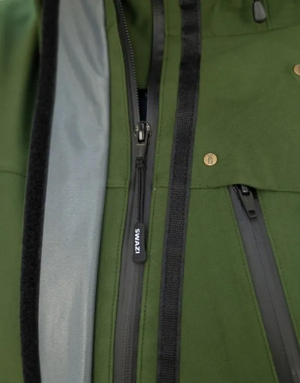 Swazi Metsästystakit/Anorakit Metsälle^Kagoule anorakki metsästykseen, tummanvihreä