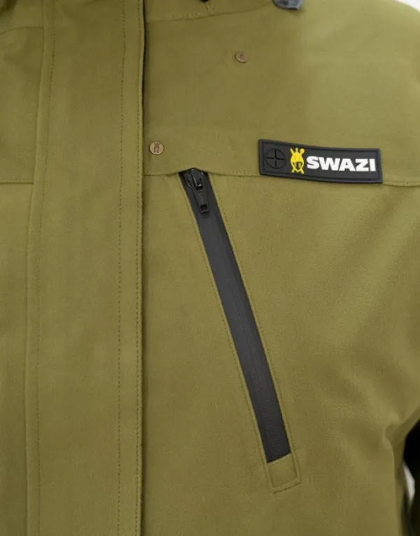 Swazi Kagoule anorakki metsästykseen, maastonvihreä| Metsästystakit/Anorakit Metsälle