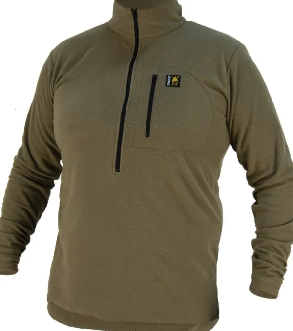 Swazi Micro Shirt fleecepusero, maastonvihreä| Metsästysliivit/Fleeceliivit