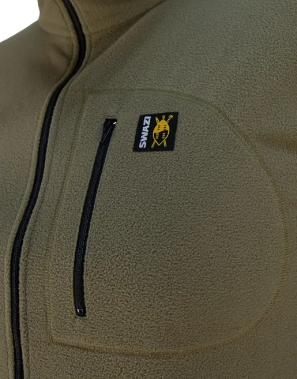 Swazi Micro Shirt fleecepusero, maastonvihreä| Metsästysliivit/Fleeceliivit