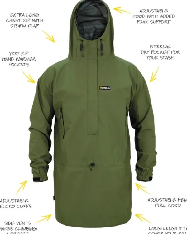 Swazi Tahr Ultralite Jacket anorakki, Olive| Metsästystakit/Anorakit Metsälle