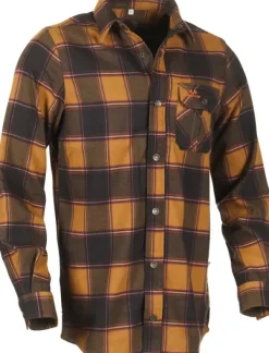 Swedteam Crest Shirt vuorillinen paita, Dark Sand| Metsästyspaidat