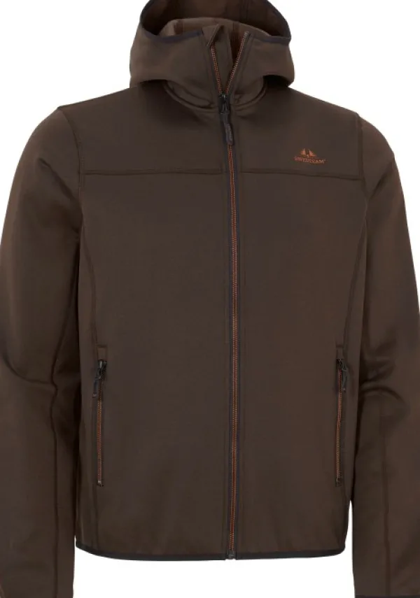 Swedteam Force Sweater -fleecehuppari, ruskea| Hupparit, Fleecet Ja Välipaidat