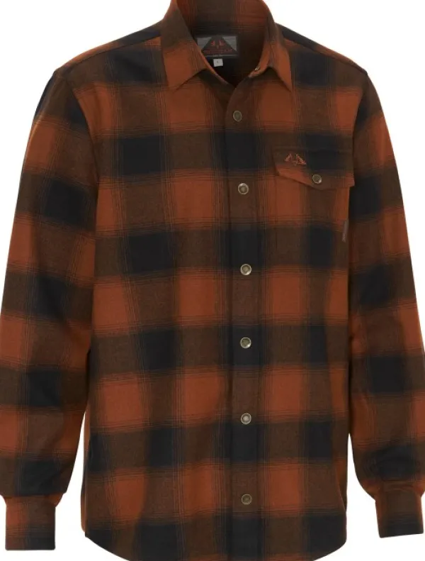 Swedteam Koiranohjaajan Vaatteet^Lynx Wool Shirt kauluspaita, Dark Orange