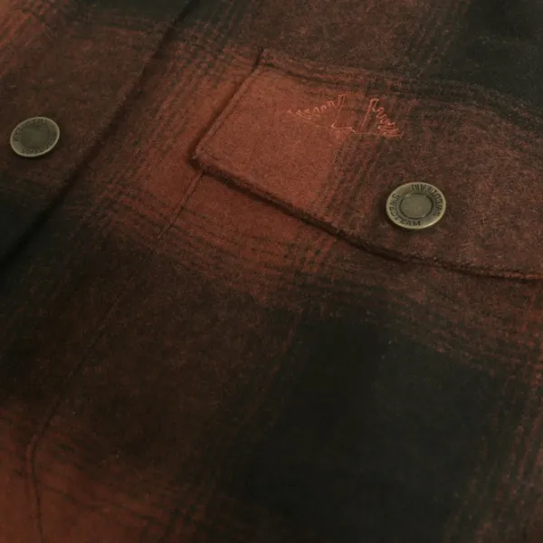 Swedteam Koiranohjaajan Vaatteet^Lynx Wool Shirt kauluspaita, Dark Orange