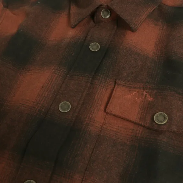 Swedteam Koiranohjaajan Vaatteet^Lynx Wool Shirt kauluspaita, Dark Orange