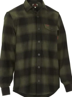 Swedteam Lynx Wool Shirt kauluspaita, vihreä| Metsästyspaidat