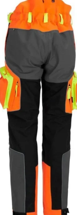 Swedteam Protect Pro Shell Trouser housut, musta/huomio-oranssi| Koiranohjaajan Vaatteet