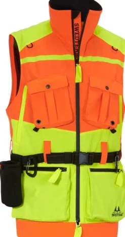 Swedteam Koiranohjaajan Vaatteet^Protect Vest huomioliivi, oranssi