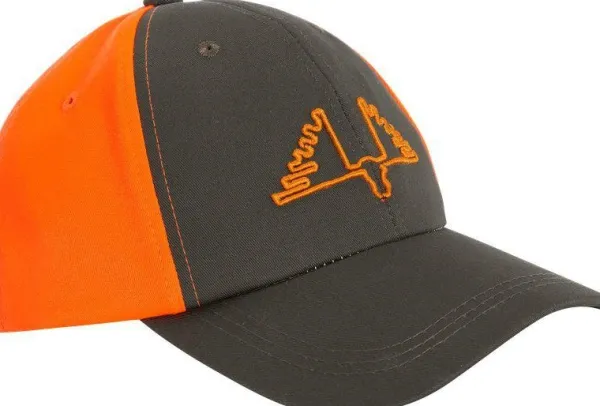 Swedteam Ridge Junior Cap lasten lippalakki, oranssi/vihreä| Koiranohjaajan Vaatteet