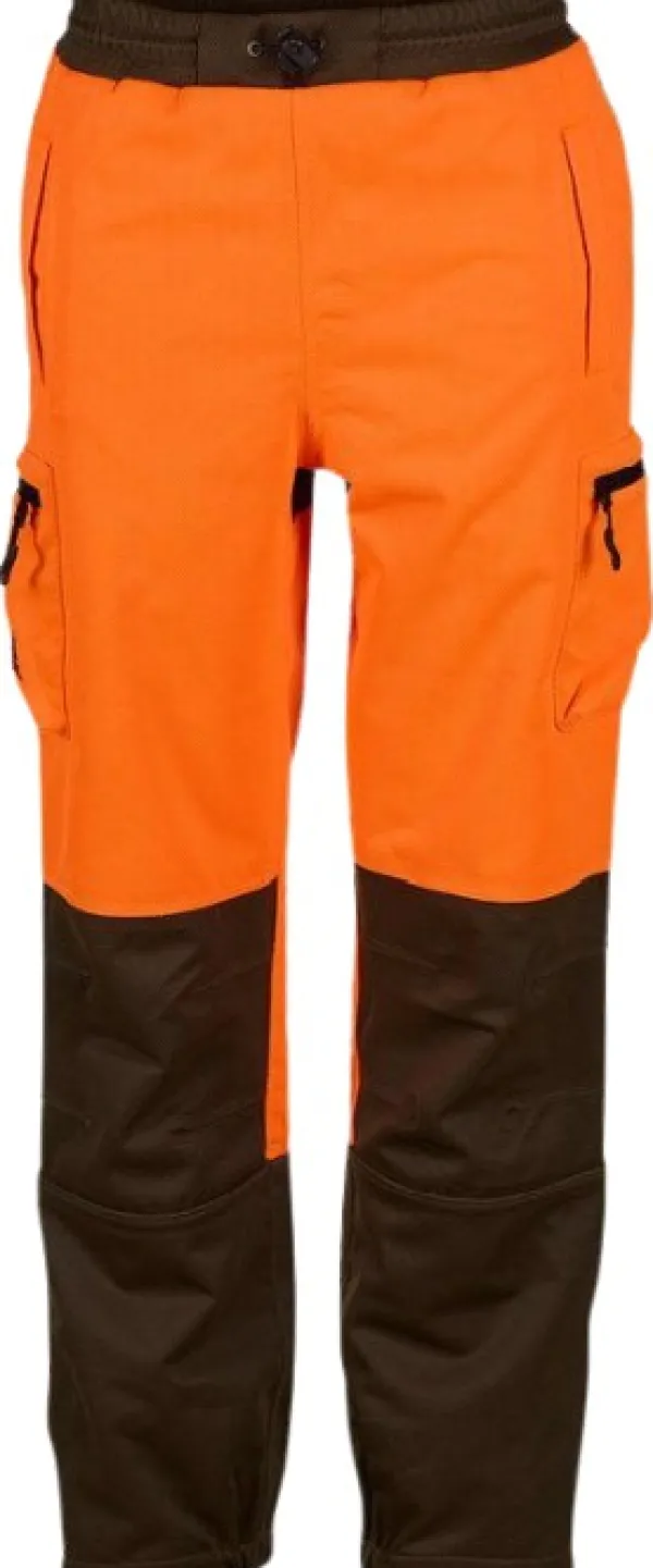 Swedteam Ridge Junior Hunting Trouser lasten metsästyshousut, Orange Neon| Koiranohjaajan Vaatteet