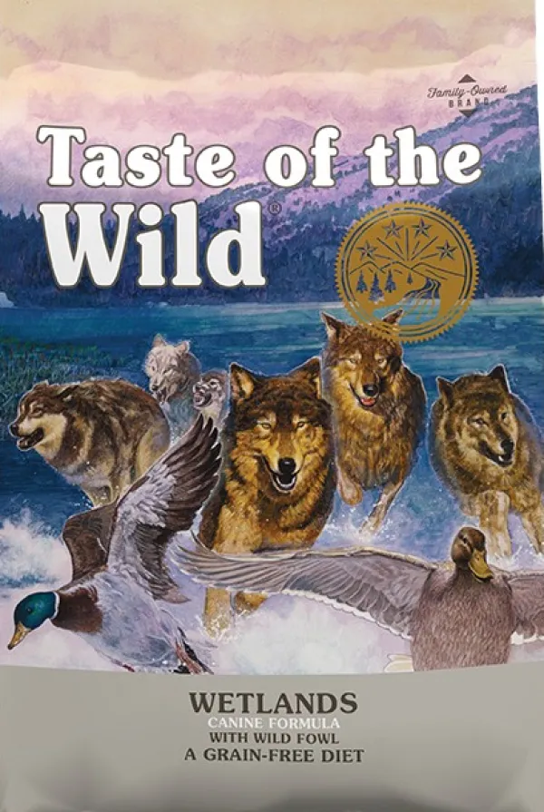 Taste of the Wild Koiran Kuivaruoka^Wetlands Duck aktiivisen koiran kuivaruoka 12,2 kg