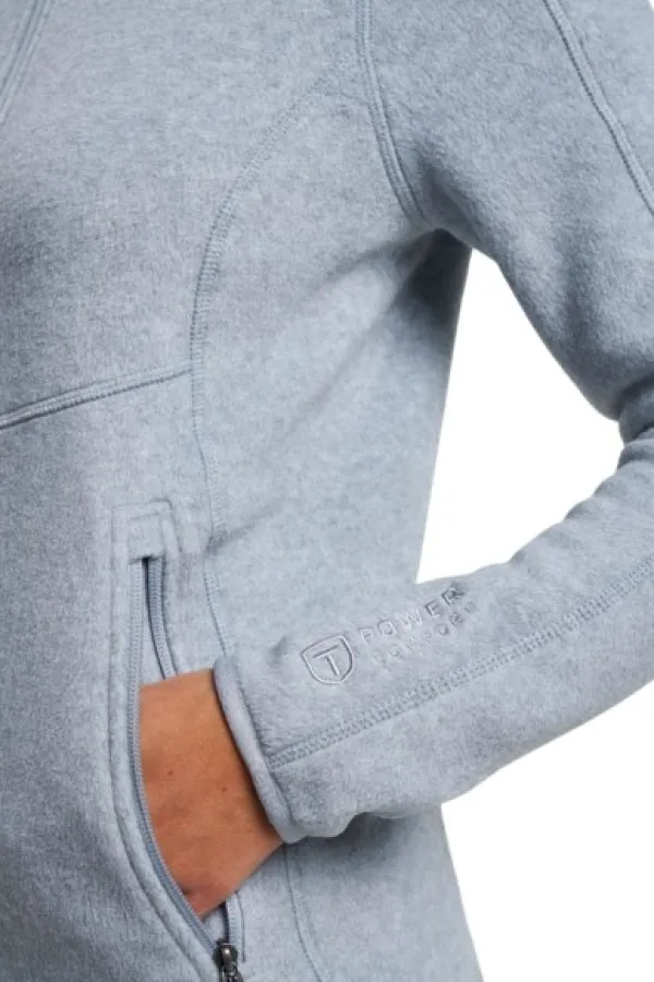 Tenson Miracle Fleece naisten fleecetakki, High-rise moon| Hupparit, Fleecet Ja Välipaidat