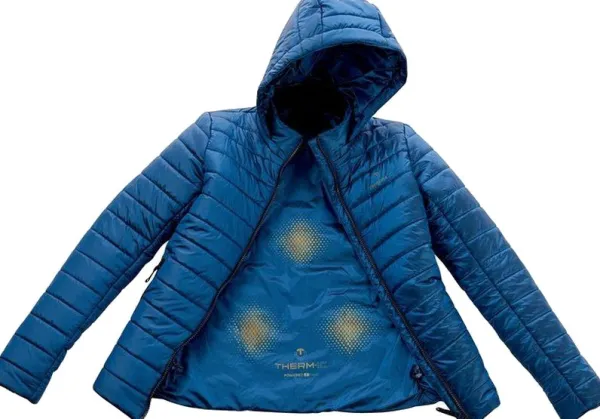 Thermic naisten ladattava lämpötakki, sininen| Lämpövaatteet