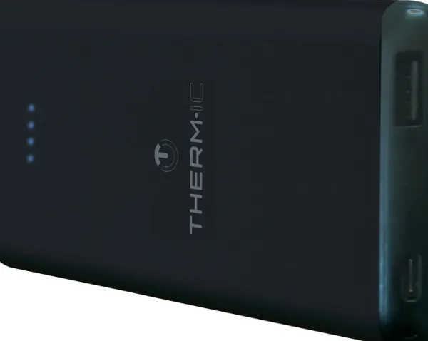Thermic Lämpötuotteet^Slim Universal Powerbank virtapankki, 10 000 mAh, musta