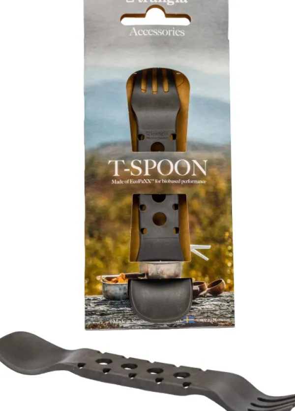 Trangia Astiat Ja Ruokailuvälineet^T-Spoon spork, musta