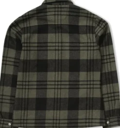 Tretorn Flanelli- Ja Kauluspaidat^Sarek Trail Shirt naisten pitkänhihainen paita, vihreä/musta