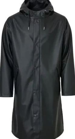 Tretorn Wings Long Rain Jacket Unisex sadetakki, Jet Black| Sadevaatteet