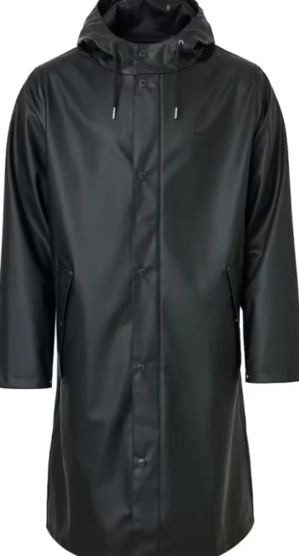 Tretorn Wings Long Rain Jacket Unisex sadetakki, Jet Black| Sadevaatteet
