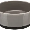 Trixie Koirankupit^keraaminen koirankuppi, 0,75L/ø16cm, harmaa