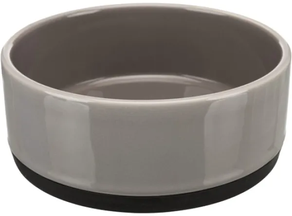 Trixie Koirankupit^keraaminen koirankuppi, 0,75L/ø16cm, harmaa