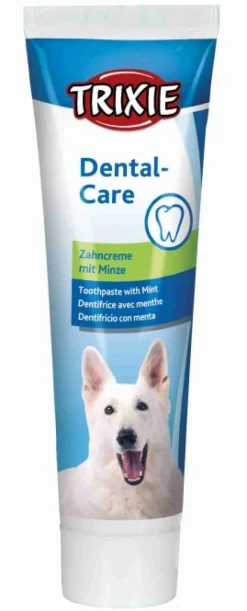 Trixie -mintunmakuinen hammastahna koiralle, 100 g| Hampaidenhoito